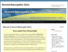 Tablet Screenshot of naturopathicvermont.com